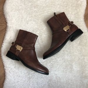Ecco Brown Ankle Boots